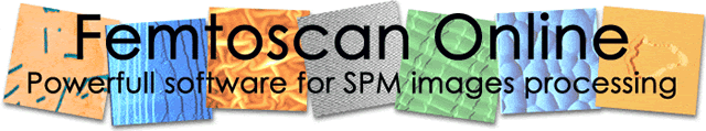 FemtoScan Online, powerfull software for SPM images processing